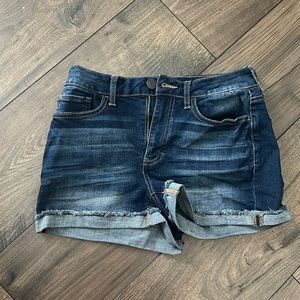 So high rise jean shorts